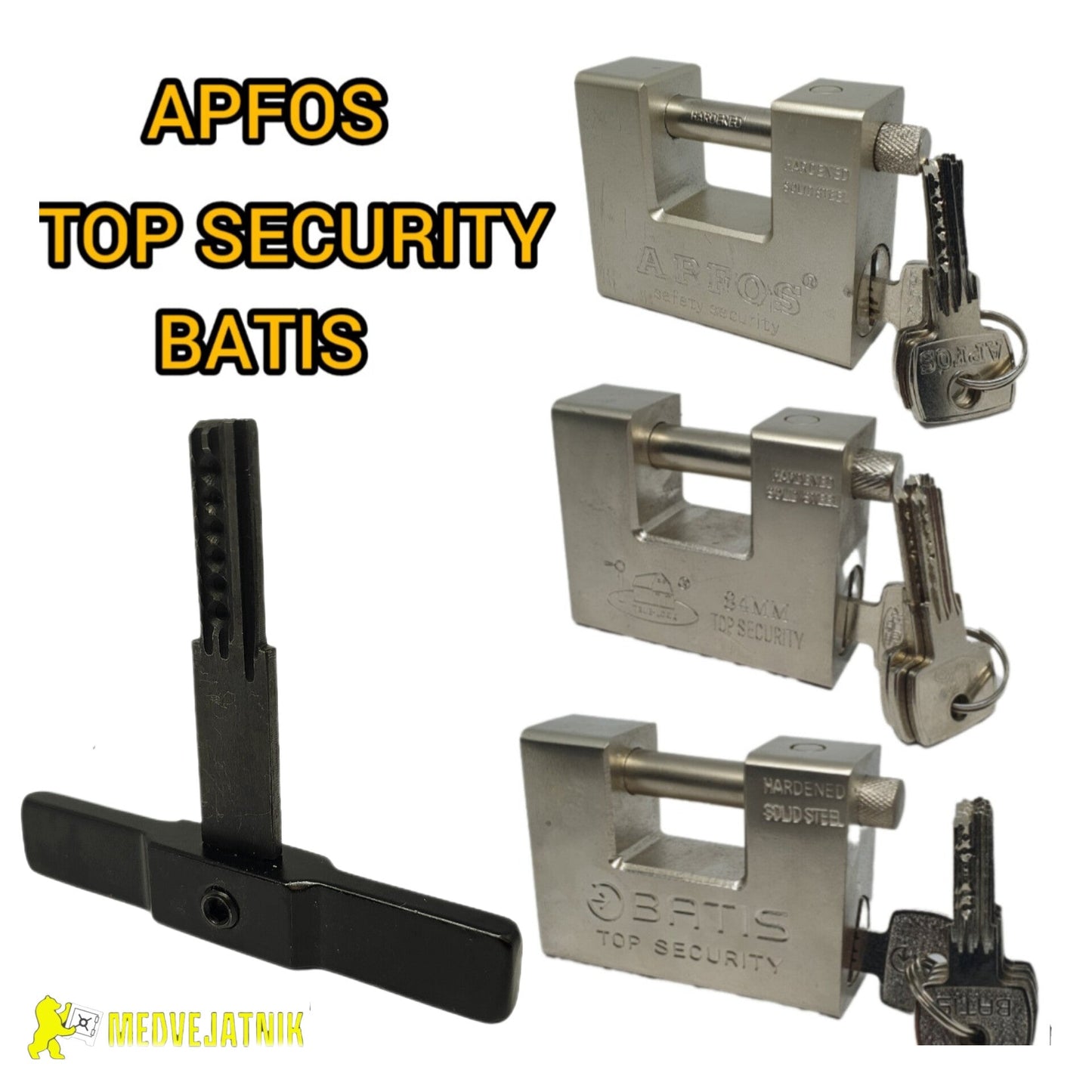 Impression Tool for Padlocks APFOS/BATIS/TOPSECURITY