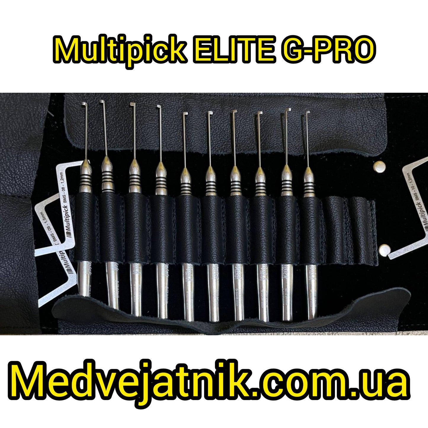 Set de Ganzúas Multipick Elite G-PRO