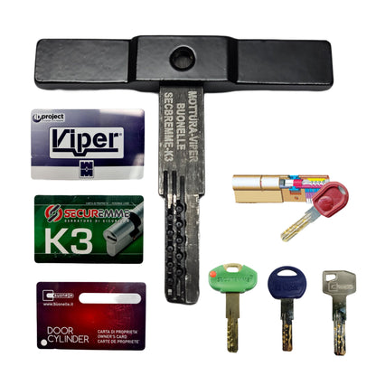 6in1 Securemme K3/Buonelle/Master Lock/Mottura Viper/Yale